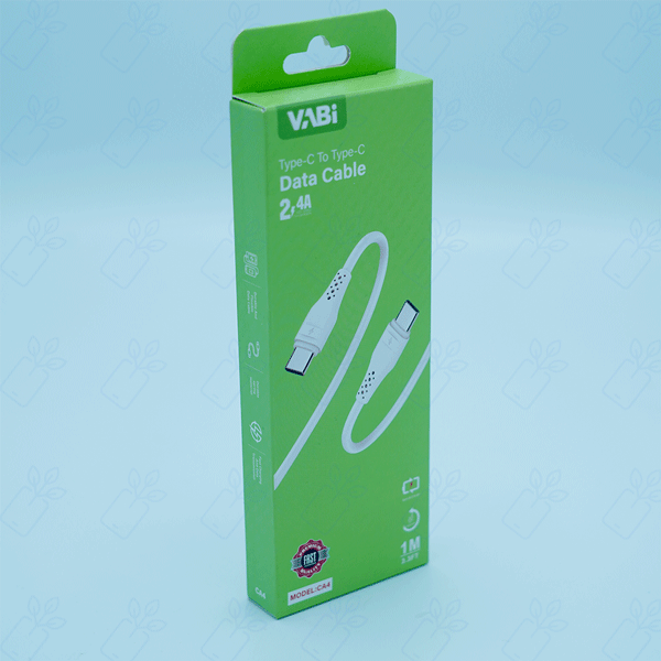 کابل دو سر تایپ سی Vabi – انتقال دیتا و شارژ با سرعت و امنیت بالا